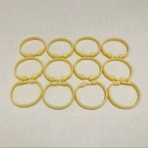 Cream Shower Curtain Rings